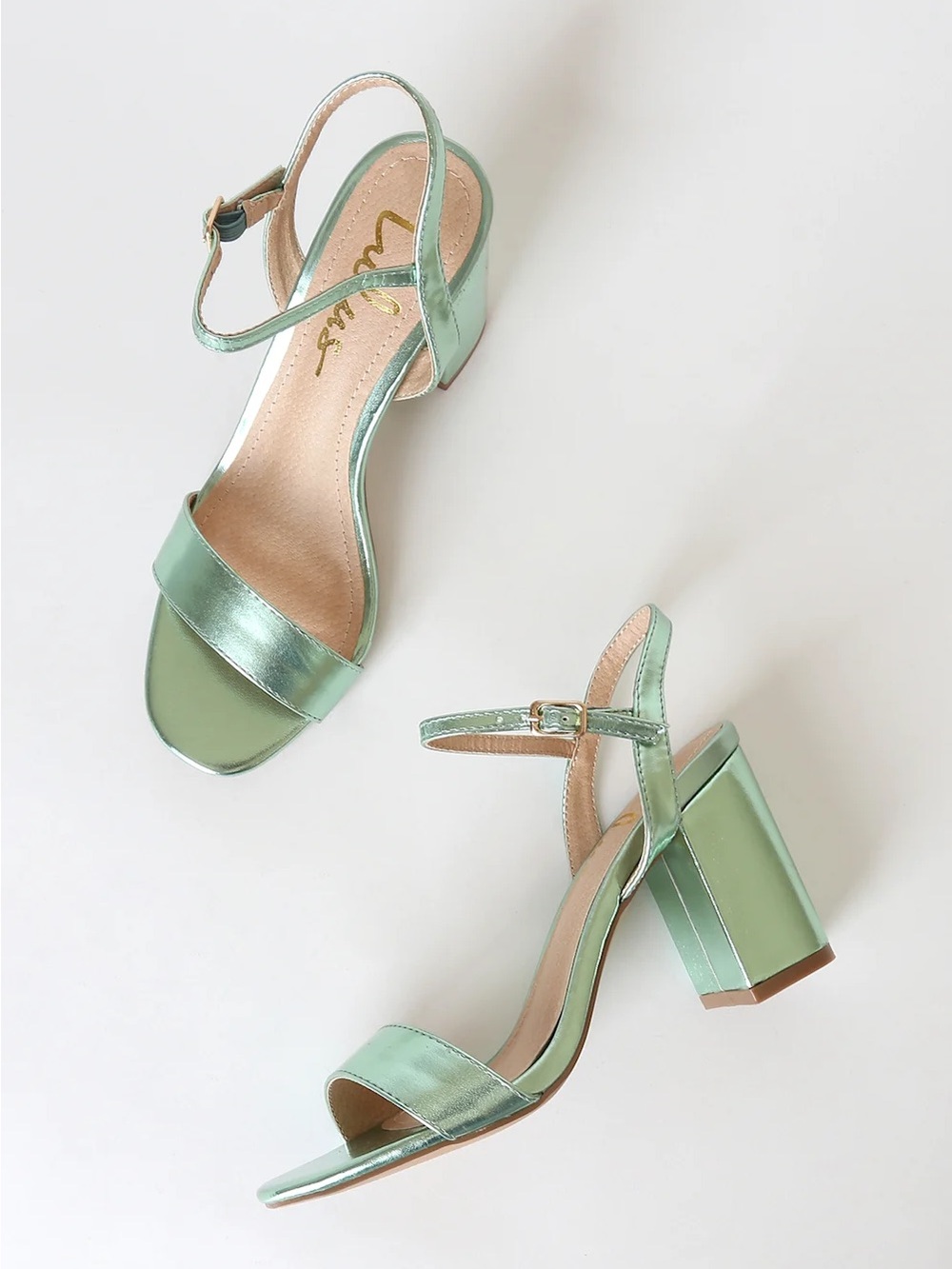 Lulus ARYA Green Metallic ARYA / 1039042 6 NWT